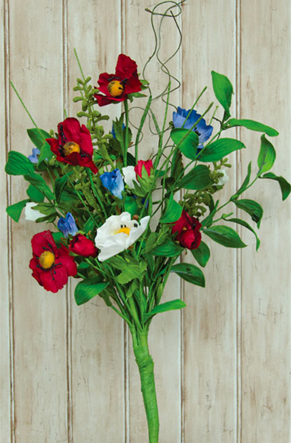 Americana Poppy Floral Pick