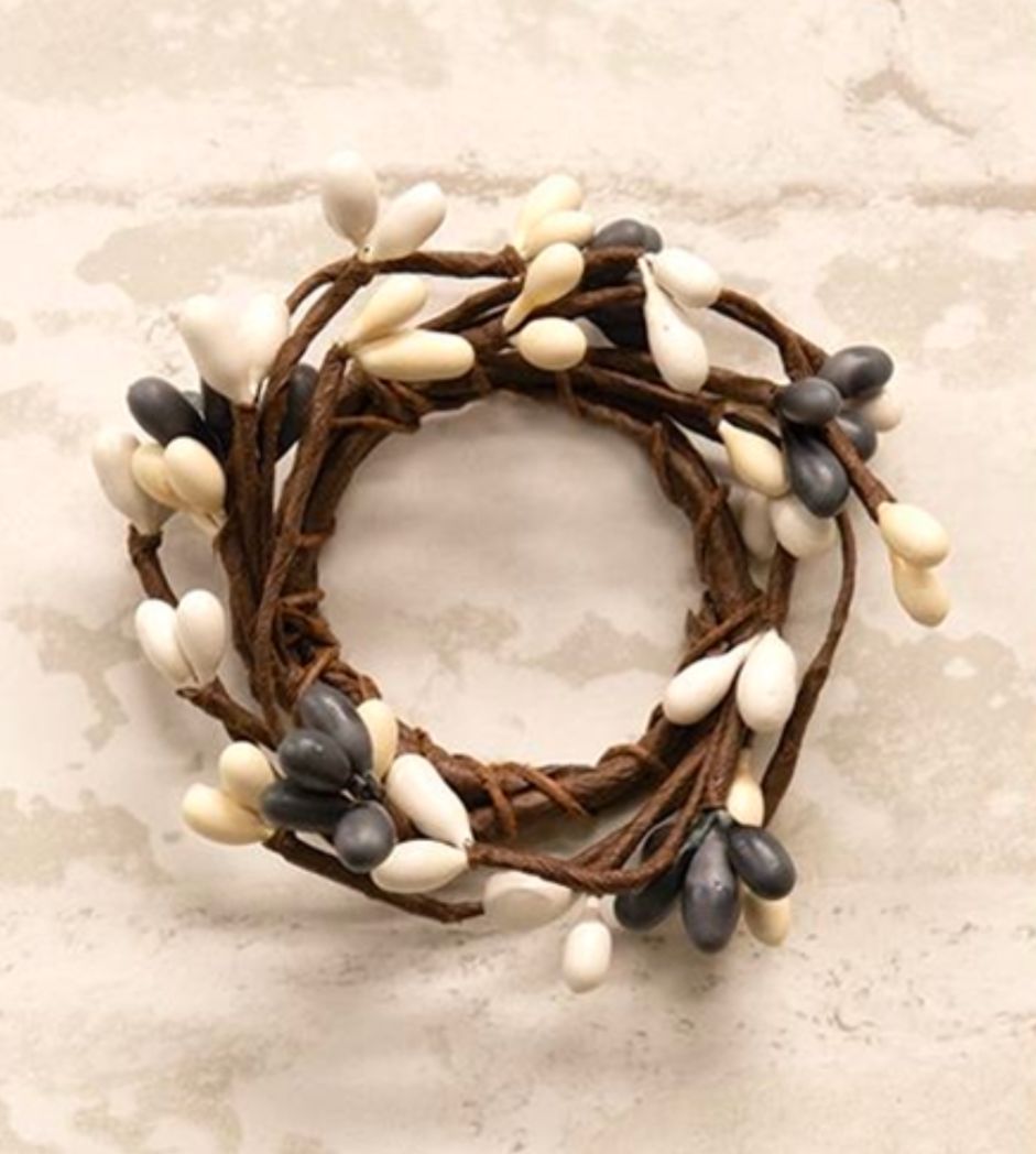 1-1/2" Farmhouse Mini Pip Candle Ring