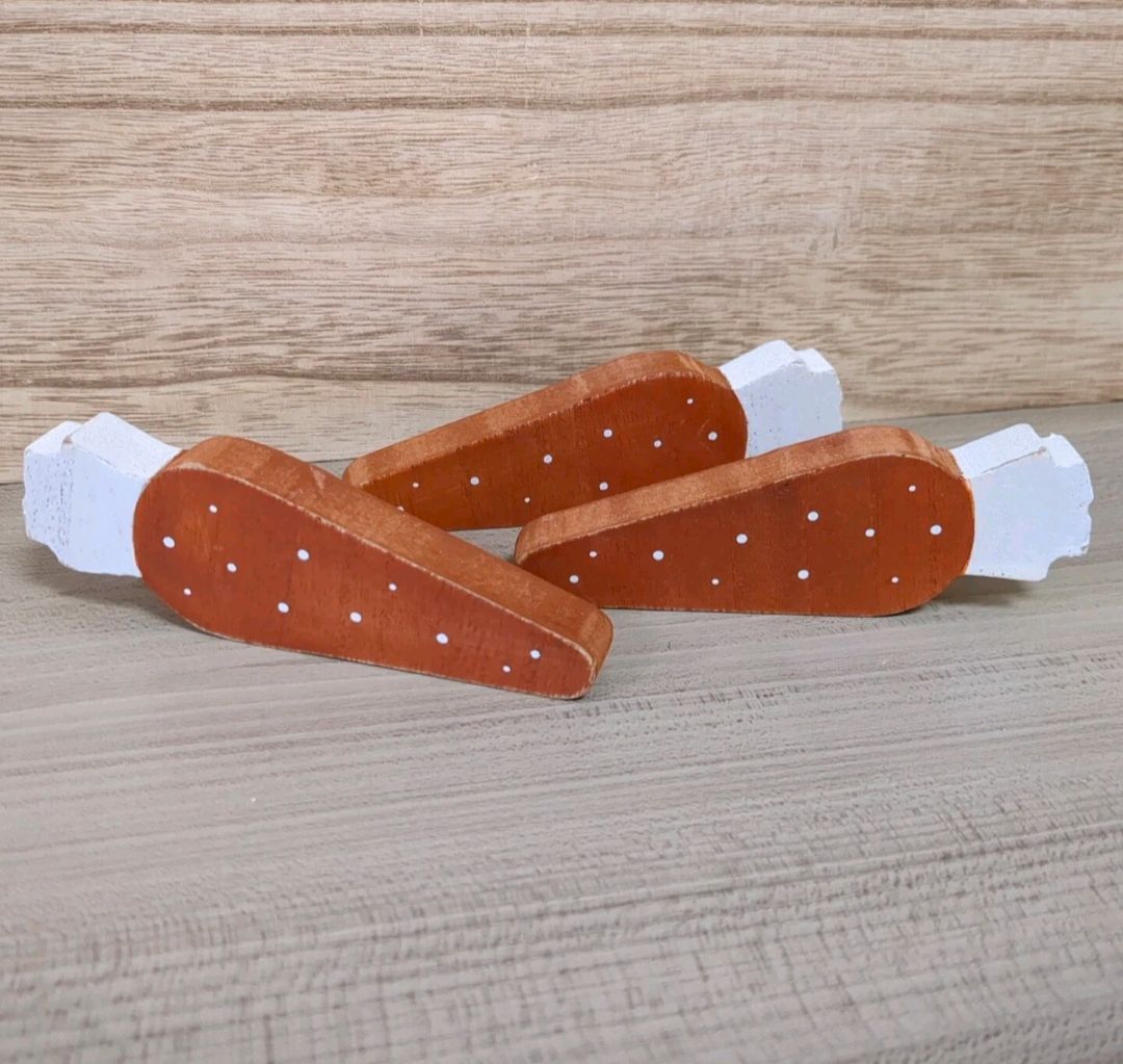 Wooden Carrot Easter Spring Decor Shelf Sitter Bowl Filler Set/3