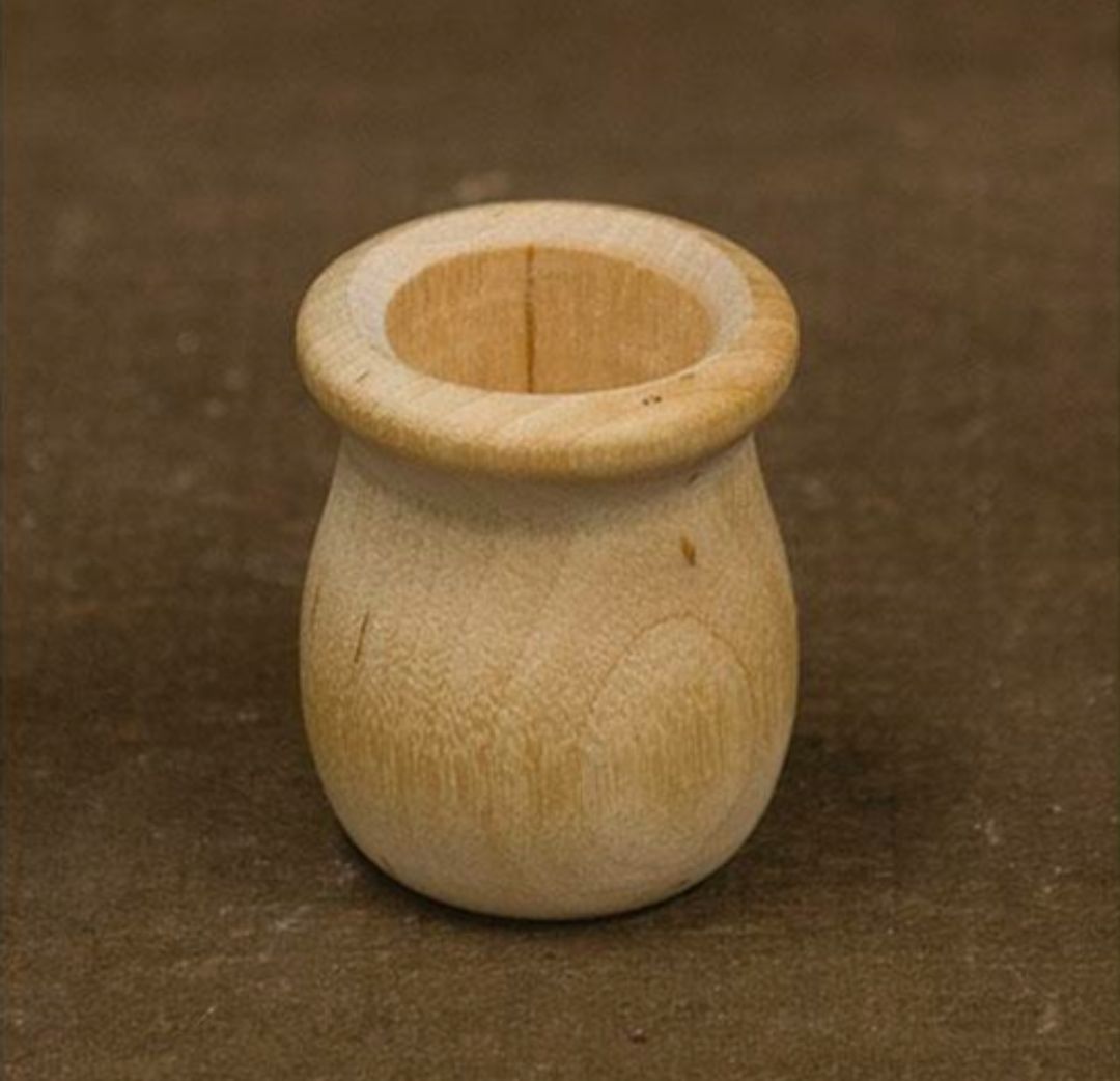 Wood Candle Cup - 1-3/8"