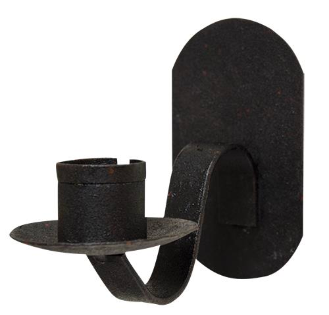 Iron Wall Sconce Taper Candle Holder