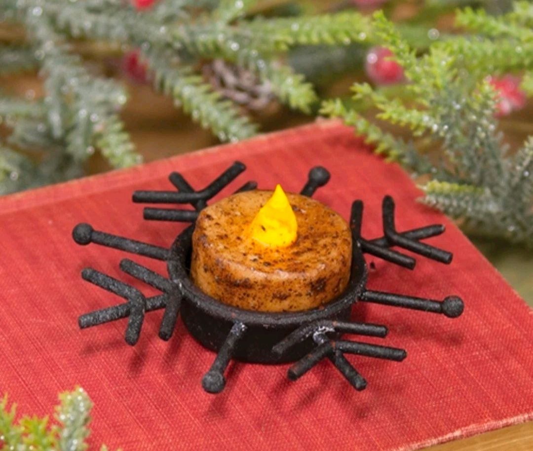 Snowflake Tealight Holder Winter Christmas Decor