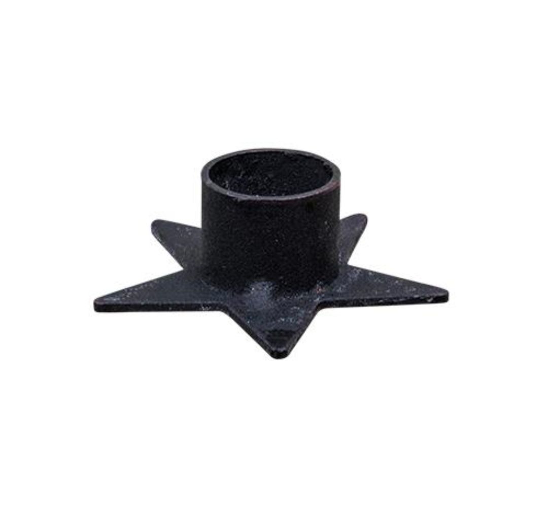 Black Star Taper Holder
