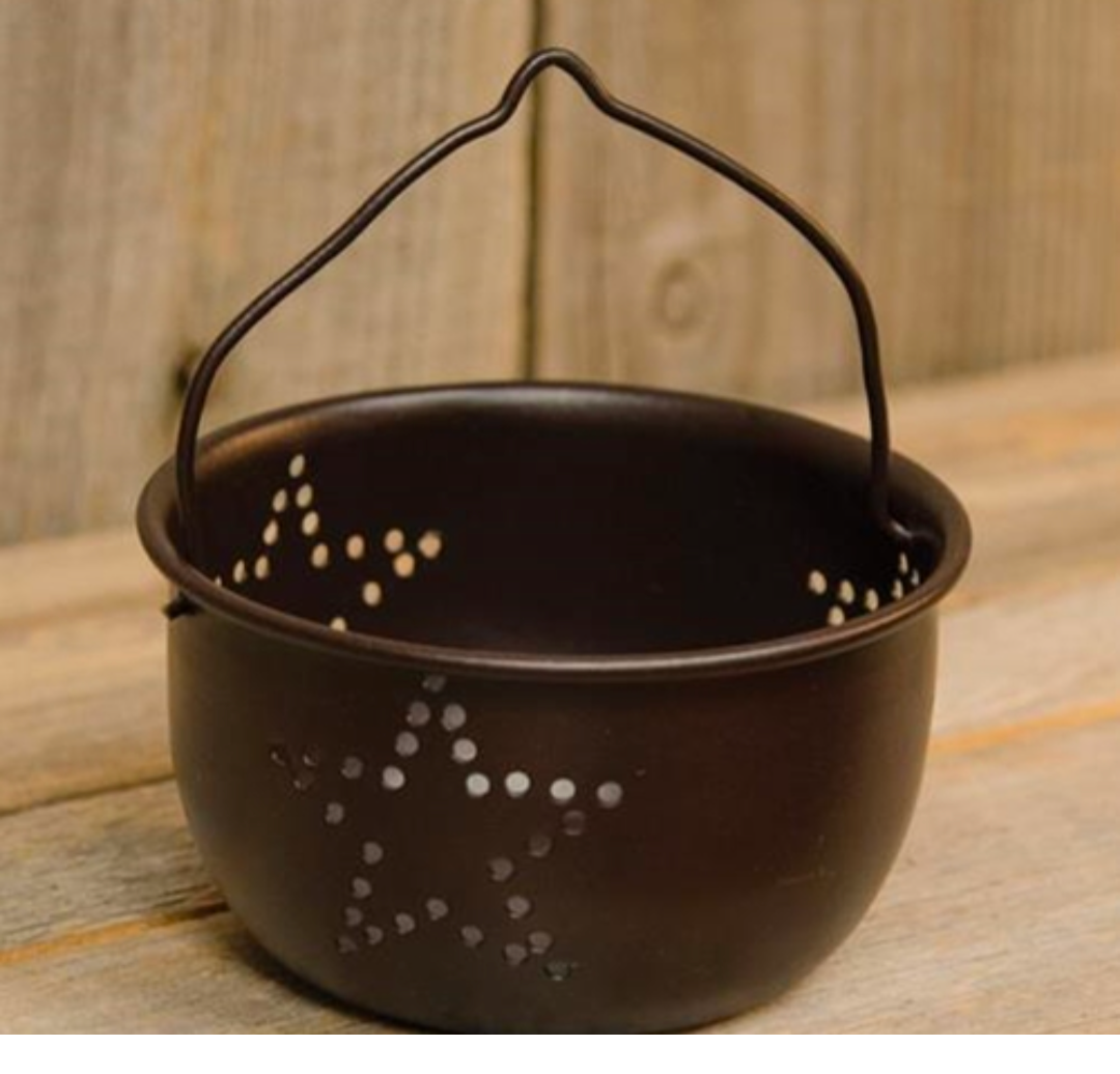 Mini Star Hanging Colander Tealight Candle Holder