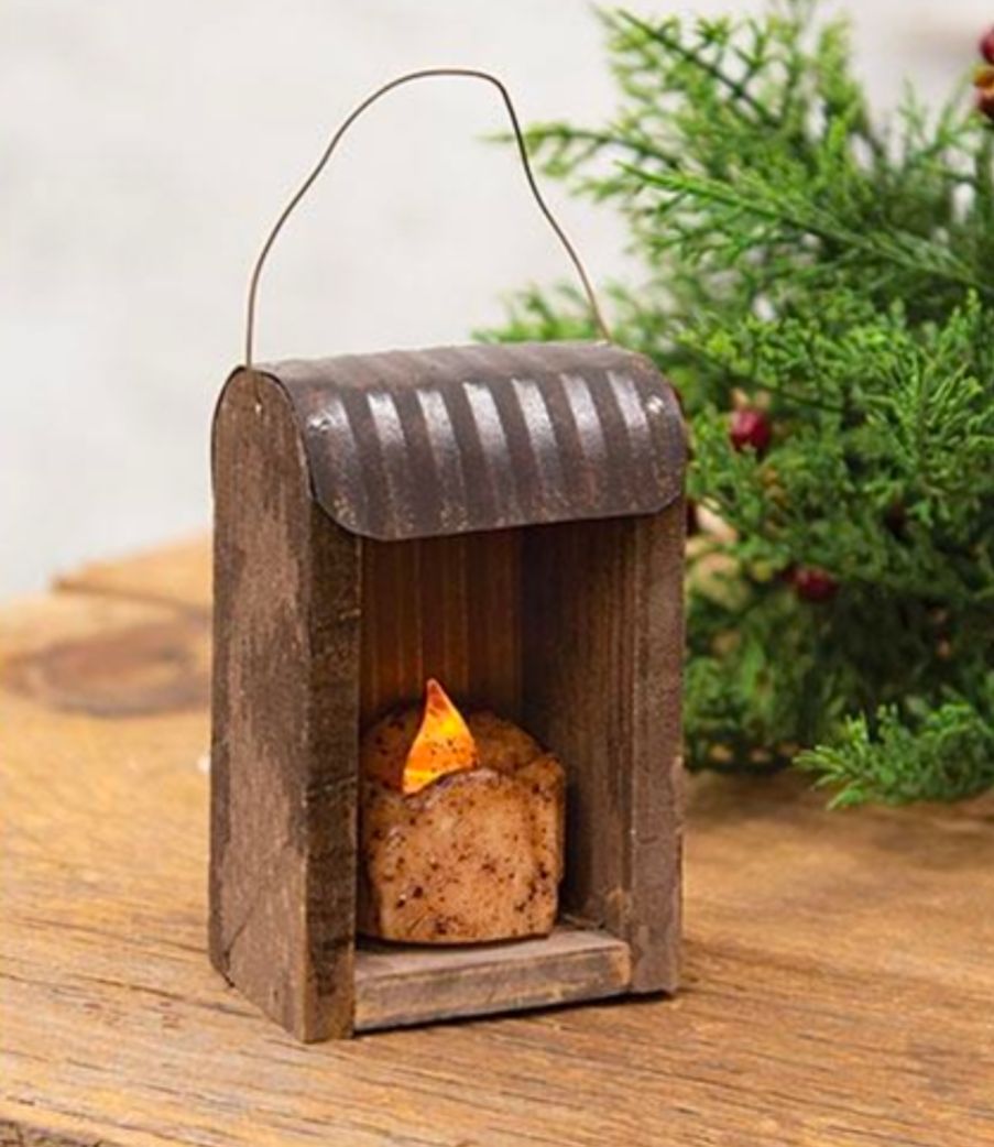 Tin Roof Tealight Hut