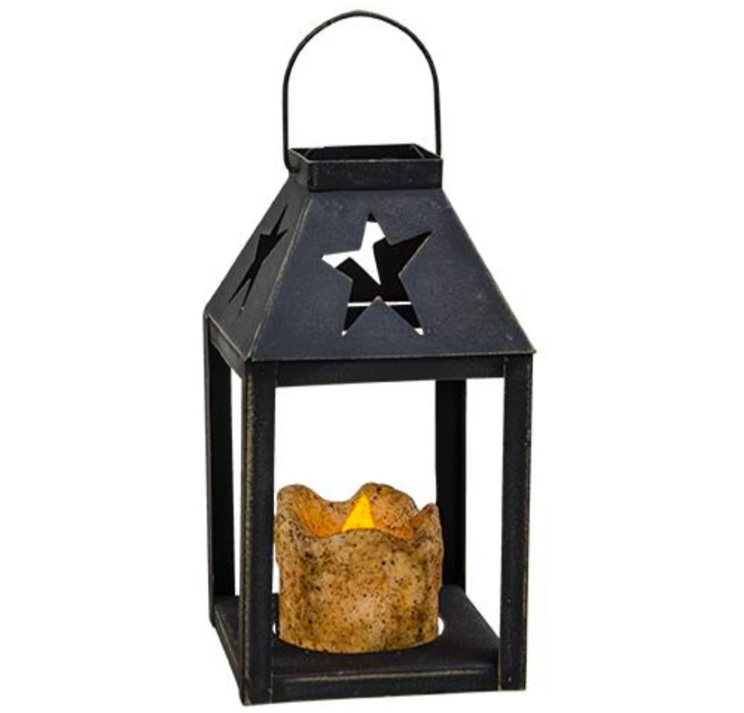 Star Iron Lantern w/ Pillar