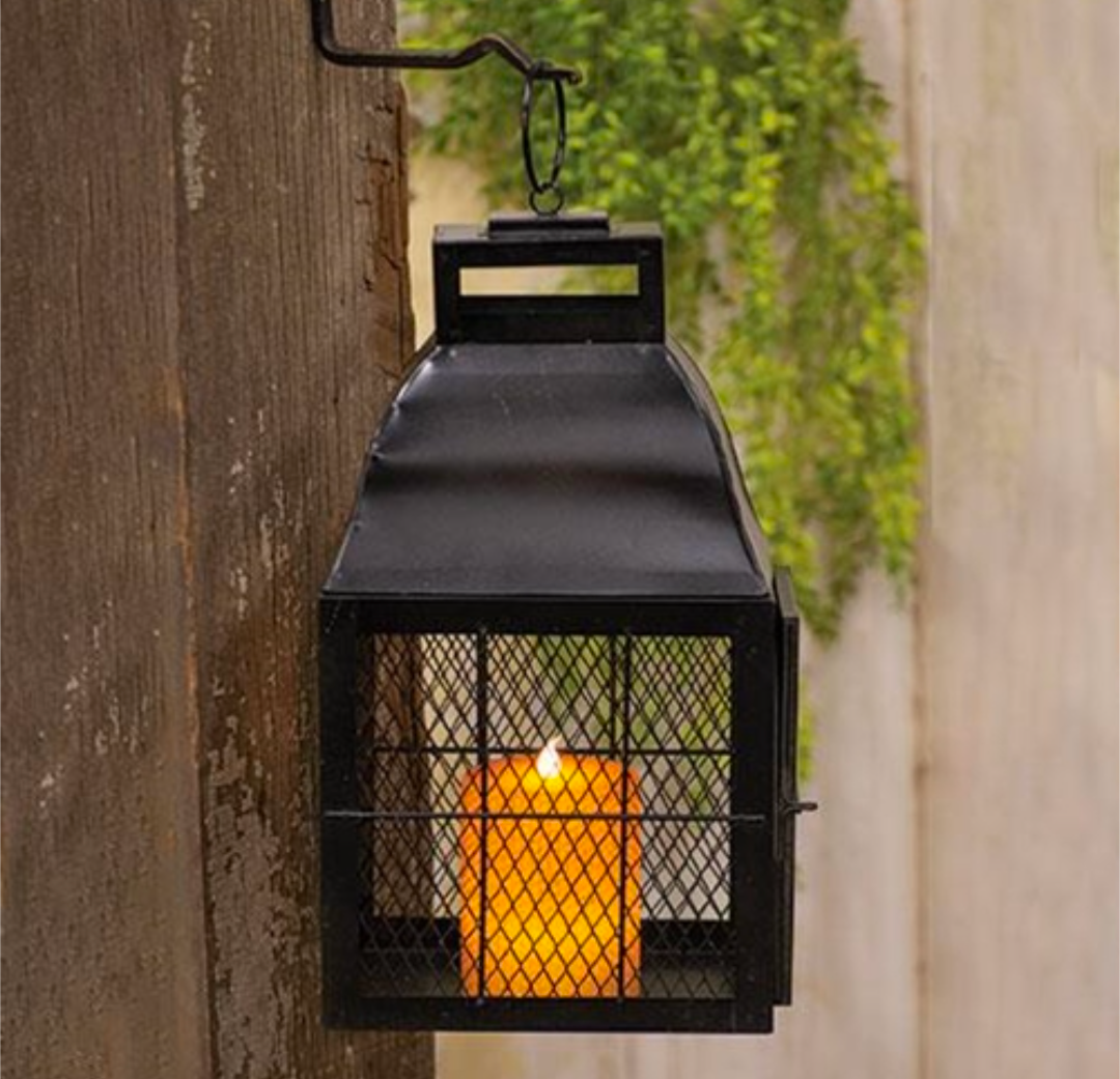 Black Metal General Store Lantern
