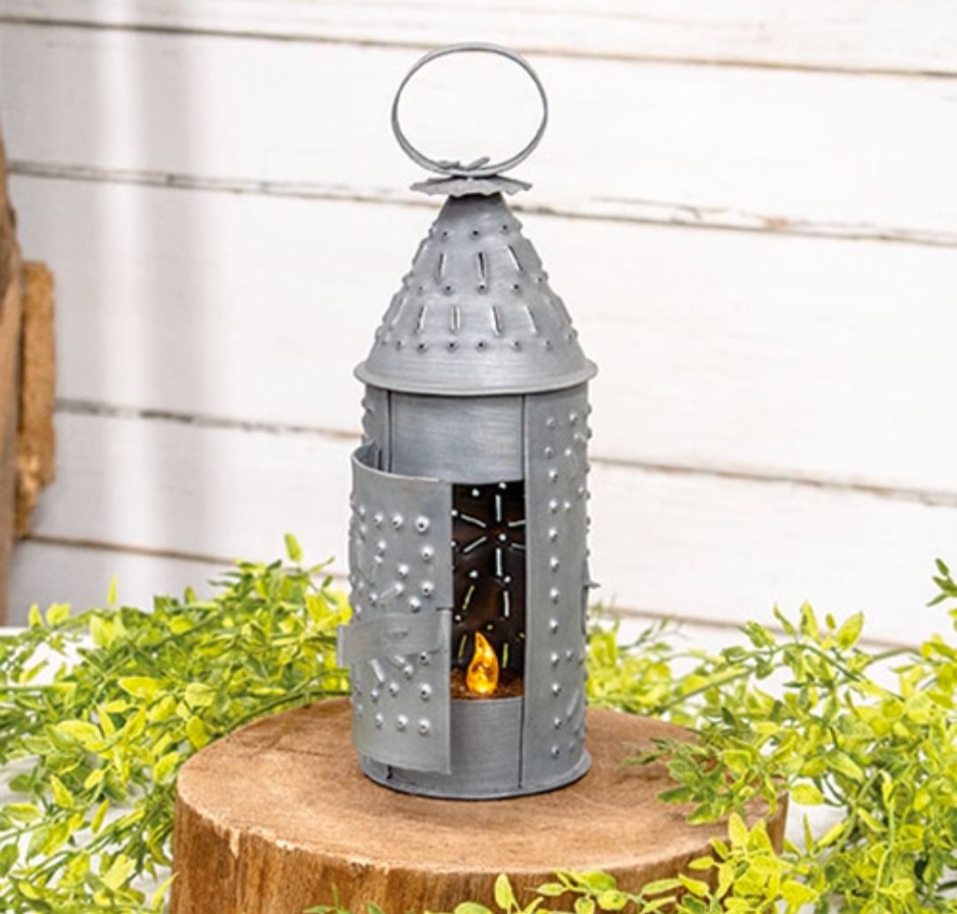 Antiqued Tin Revere Lantern