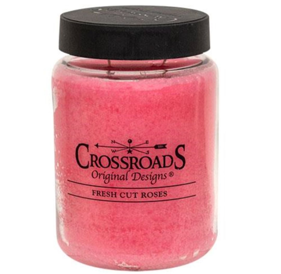 Fresh Cut Roses Jar Candle - 26oz
