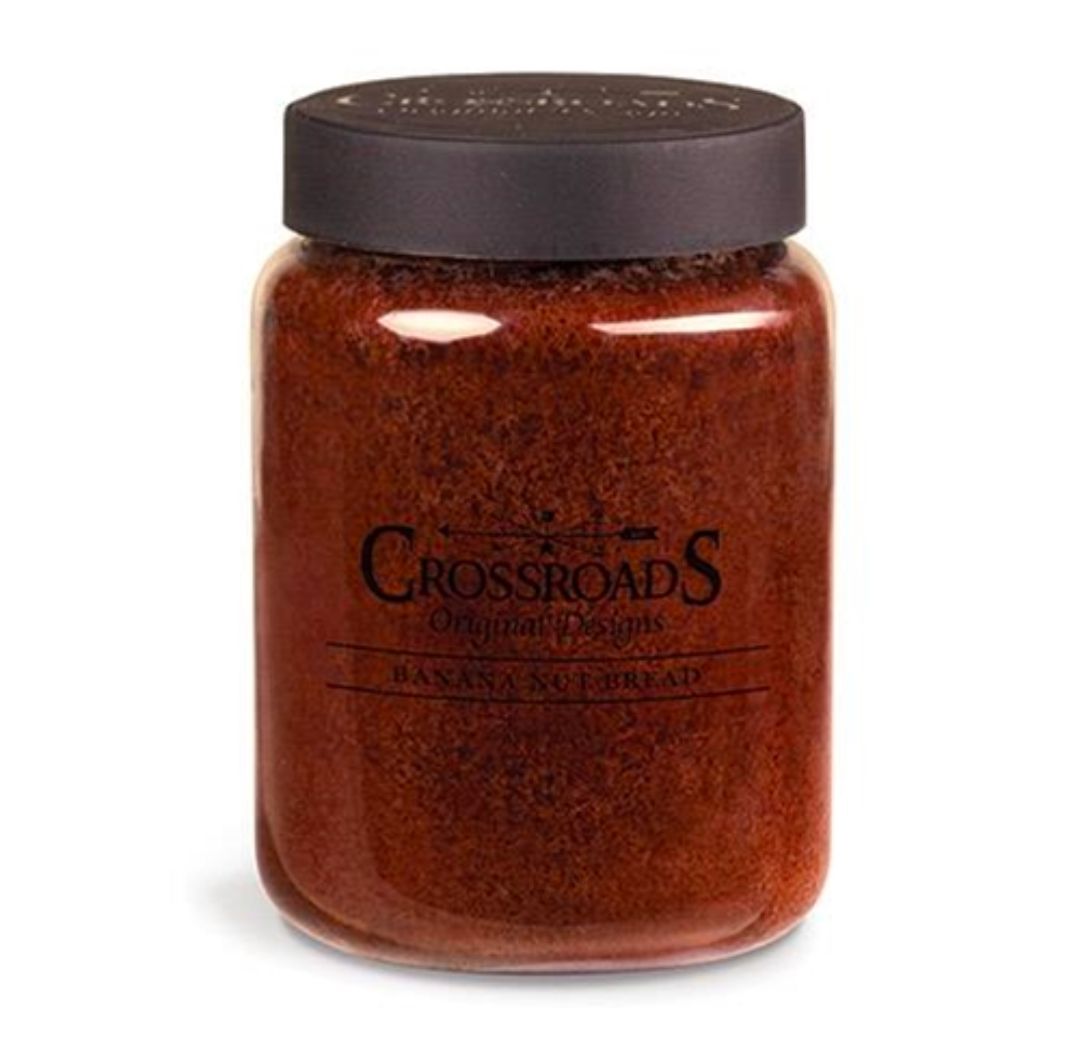 Banana Nut Bread Jar Candle - 26oz