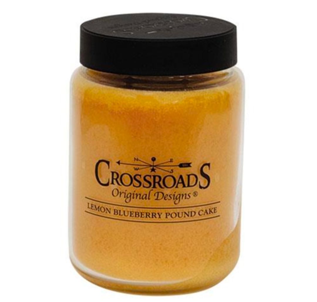 Lemon Blueberry Pound Cake Jar Candle - 26oz