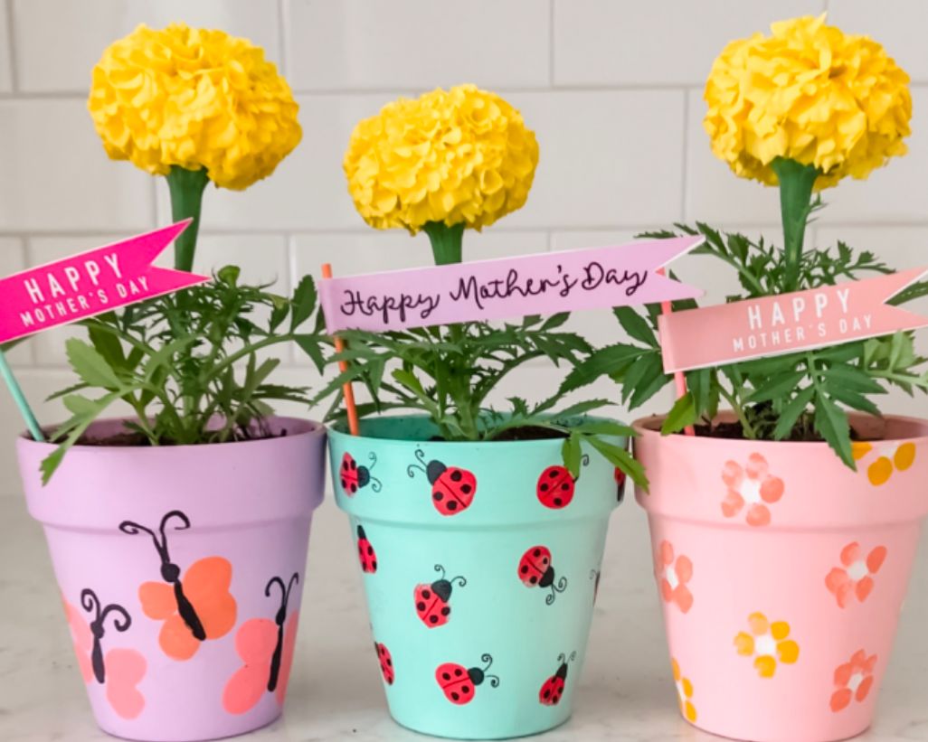 KIDS Workshop: Paint a Flower Pot &amp; Plant a Flower - May 9th (12:00pm-4:00pm)