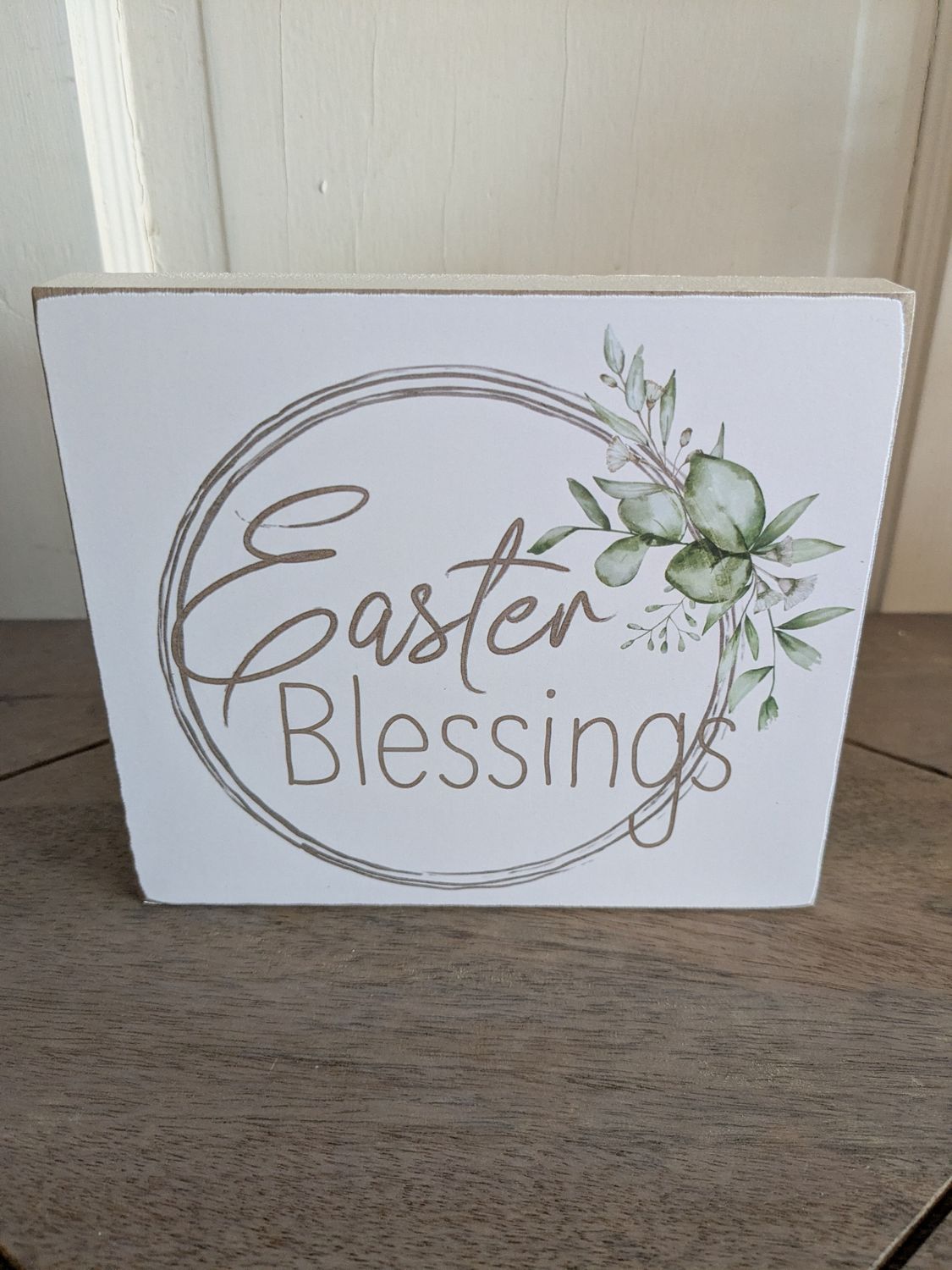 Easter Blessings Shelf Sitter Sign