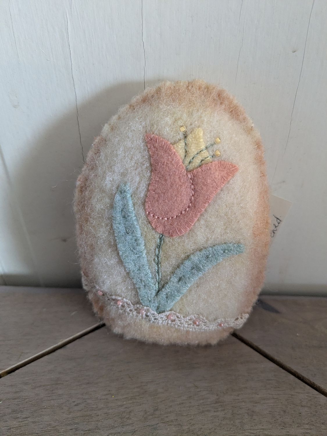 Handmade Wool Egg Bowl Filler Mini Pillow