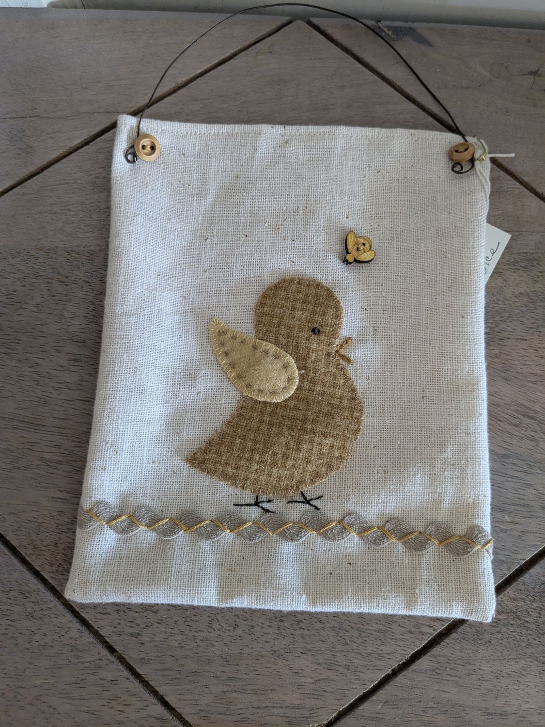 Handmade Wool Bowl Wall Basket Hanging