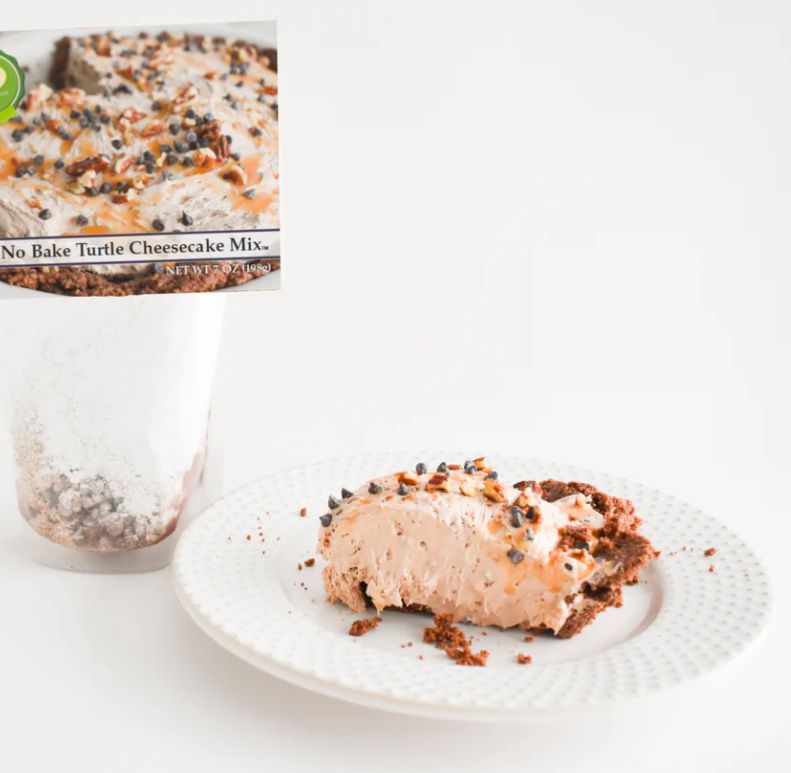 No Bake Turtle Cheesecake Mix