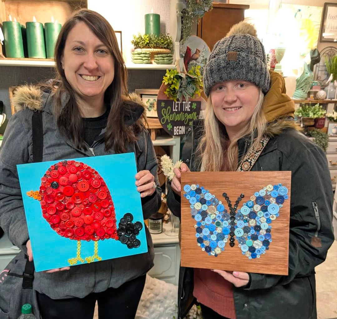 DIY Workshop: Create a Button Art Wall Decor - June 25th (6:30pm-8:30pm)