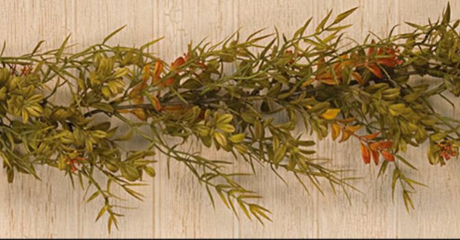 72" Boxwood Dill Leaves Garland