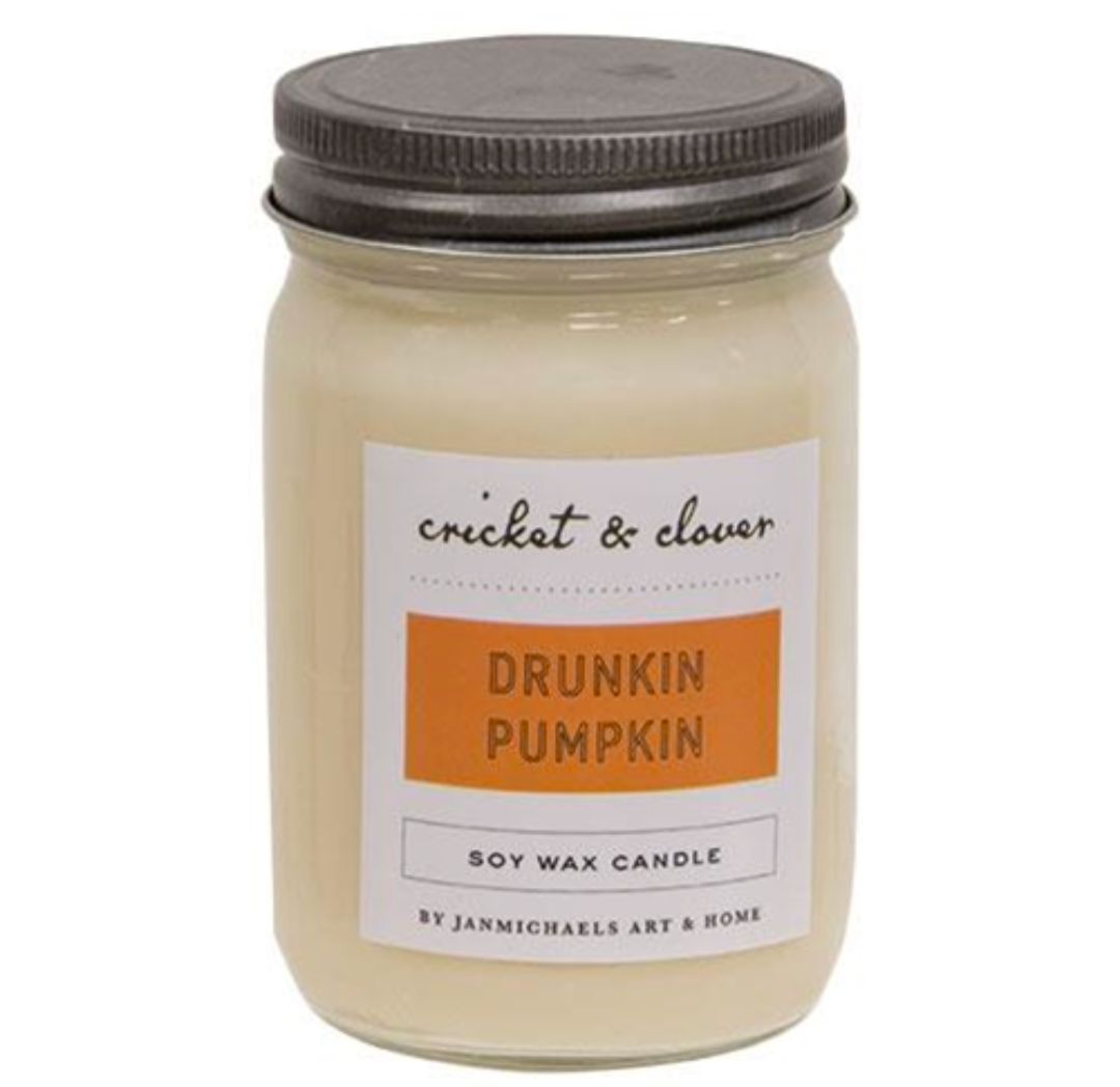Drunken Pumpkin Soy Jar Candle, 12oz