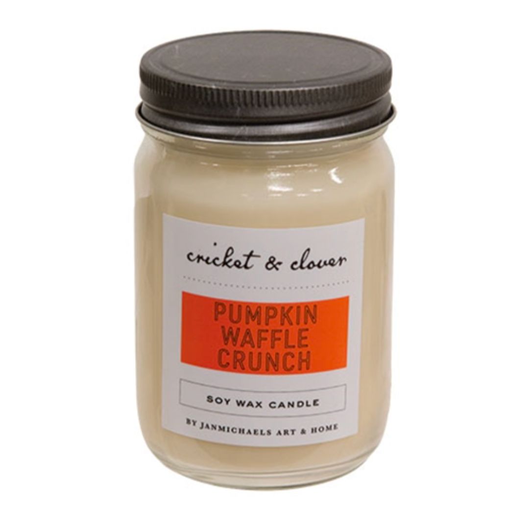 Pumpkin Waffle Crunch Mason Candle