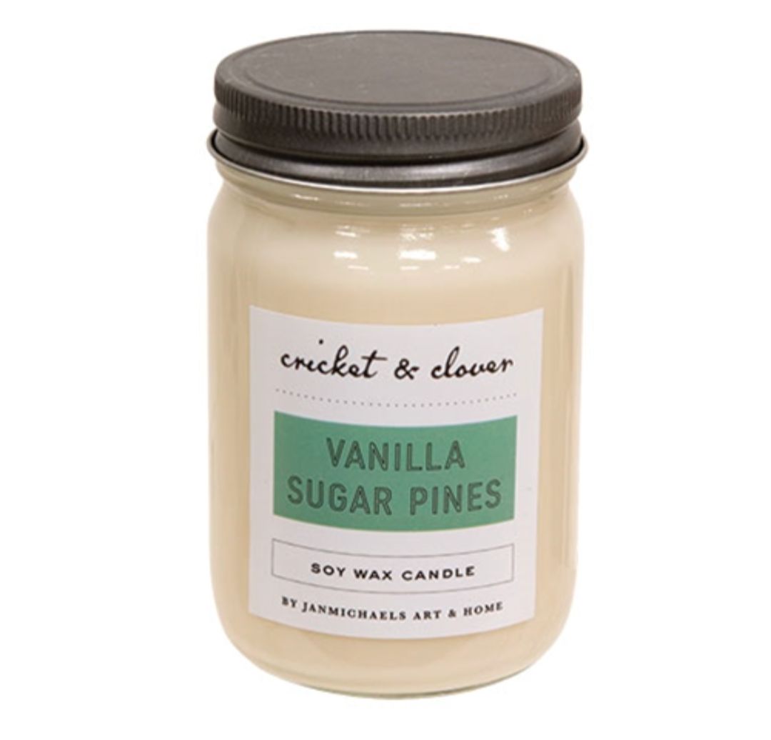 Vanilla Sugar Pines Mason Candle