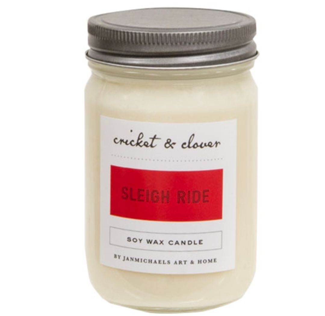 Sleigh Ride Soy Mason Candle