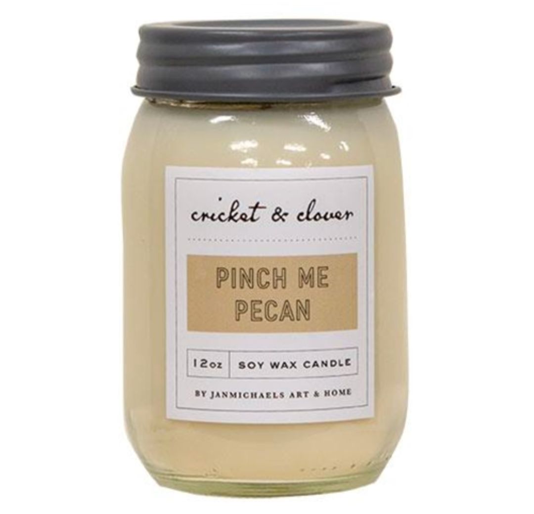 Pinch Me Pecan Soy Wax Mason Jar Candle - 12oz