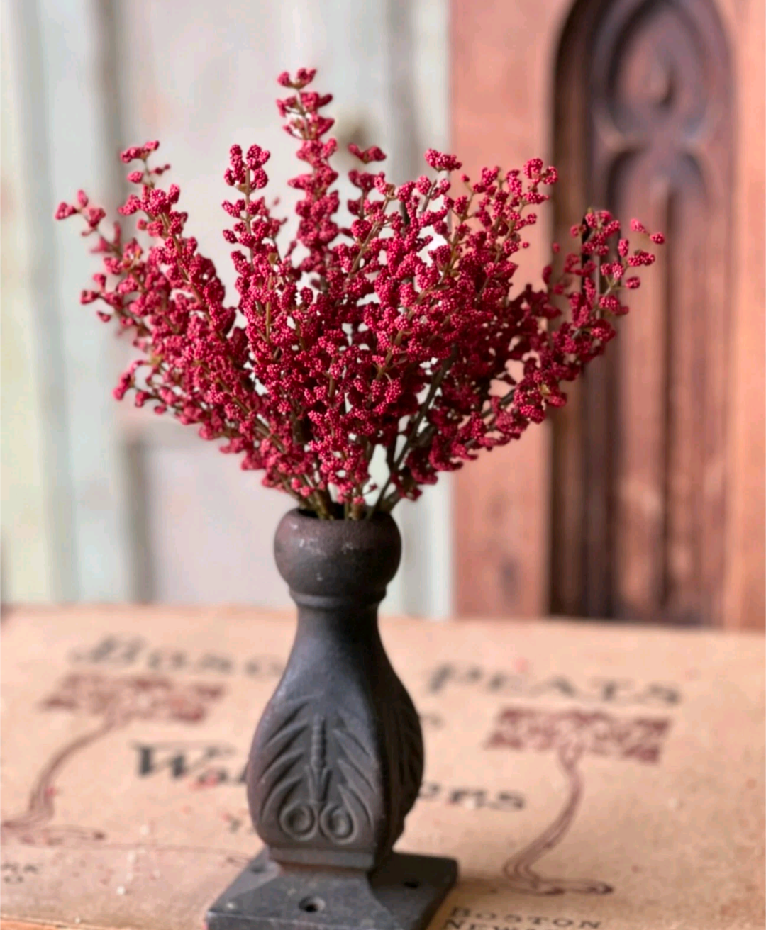 10-1/2" Sangria Bursting Astilbe Floral Pick