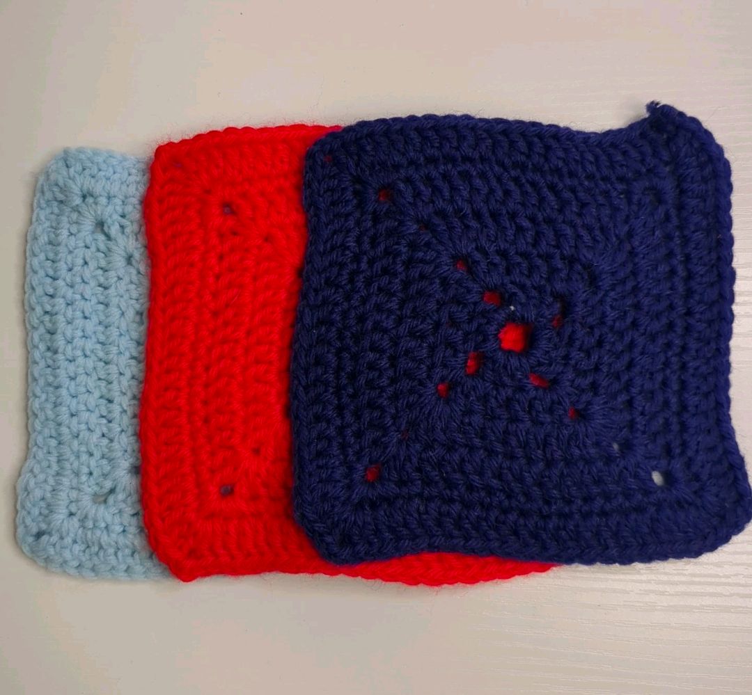 Handmade Yarn Pot Holder Coaster Dishcloth - Set/3