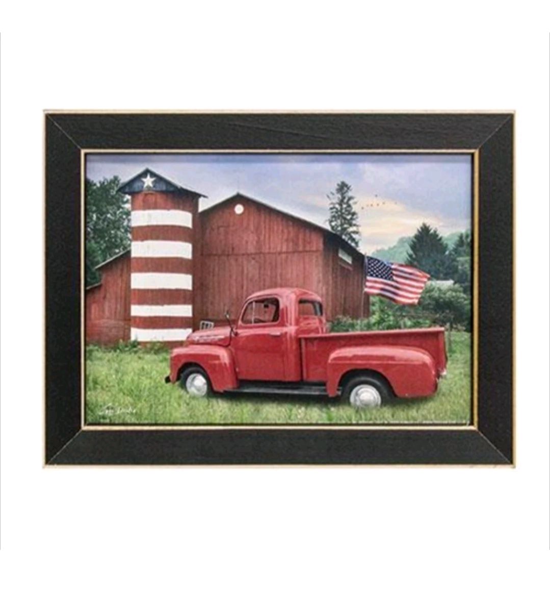 Patriotic Farm Framed Print, 5x7