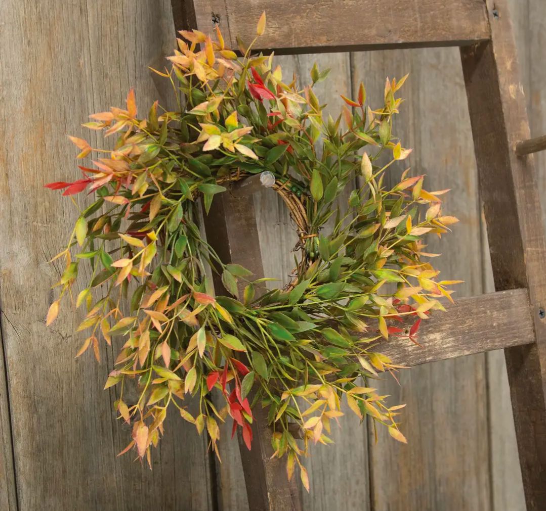 3-1/2" Velvet Ash Candle Ring Wreath Decor