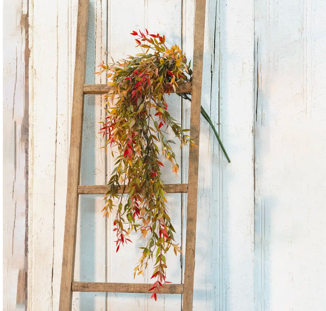 34" Velvet Ash Hanging Floral Pick
