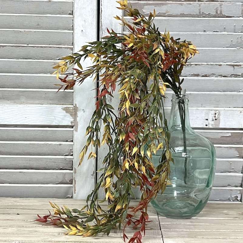 34" Velvet Ash Hanging Floral Pick