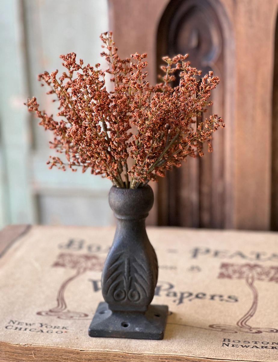 10-1/2" Pumpkin Bursting Astilbe Floral Pick