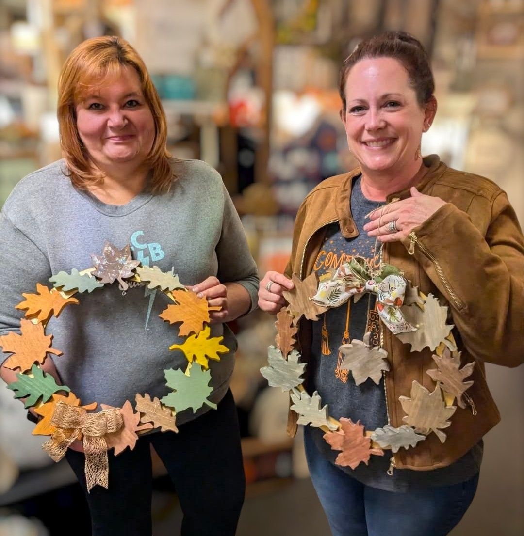 DIY Workshop: Create a Fall Wooden Leaf Wreath - October 7th (6:30pm-8:30pm)
