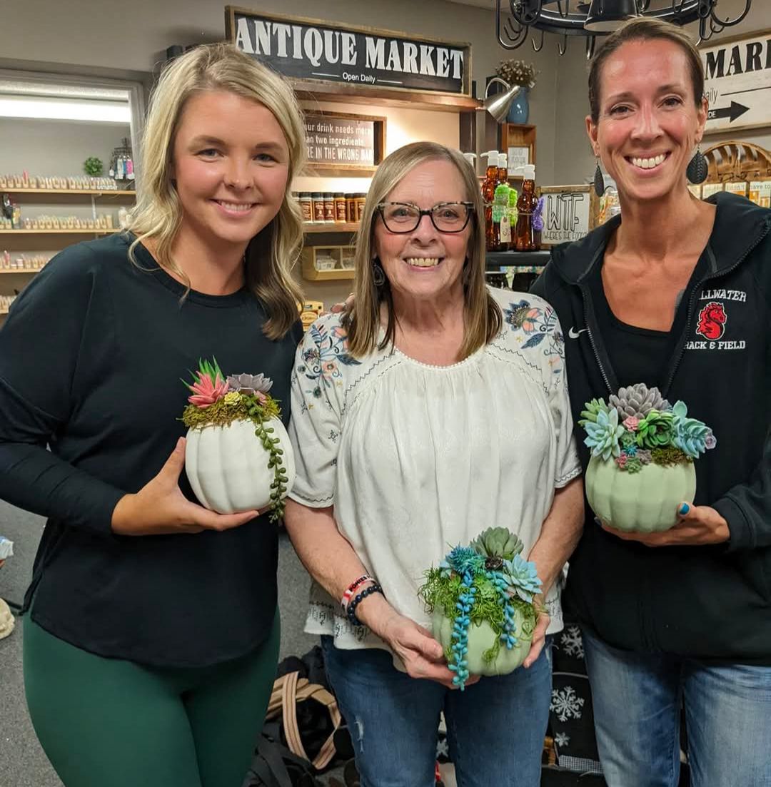 DIY Workshop: Create an Artificial Succulent Pumpkin - October 15th (6:30pm-8:30pm)