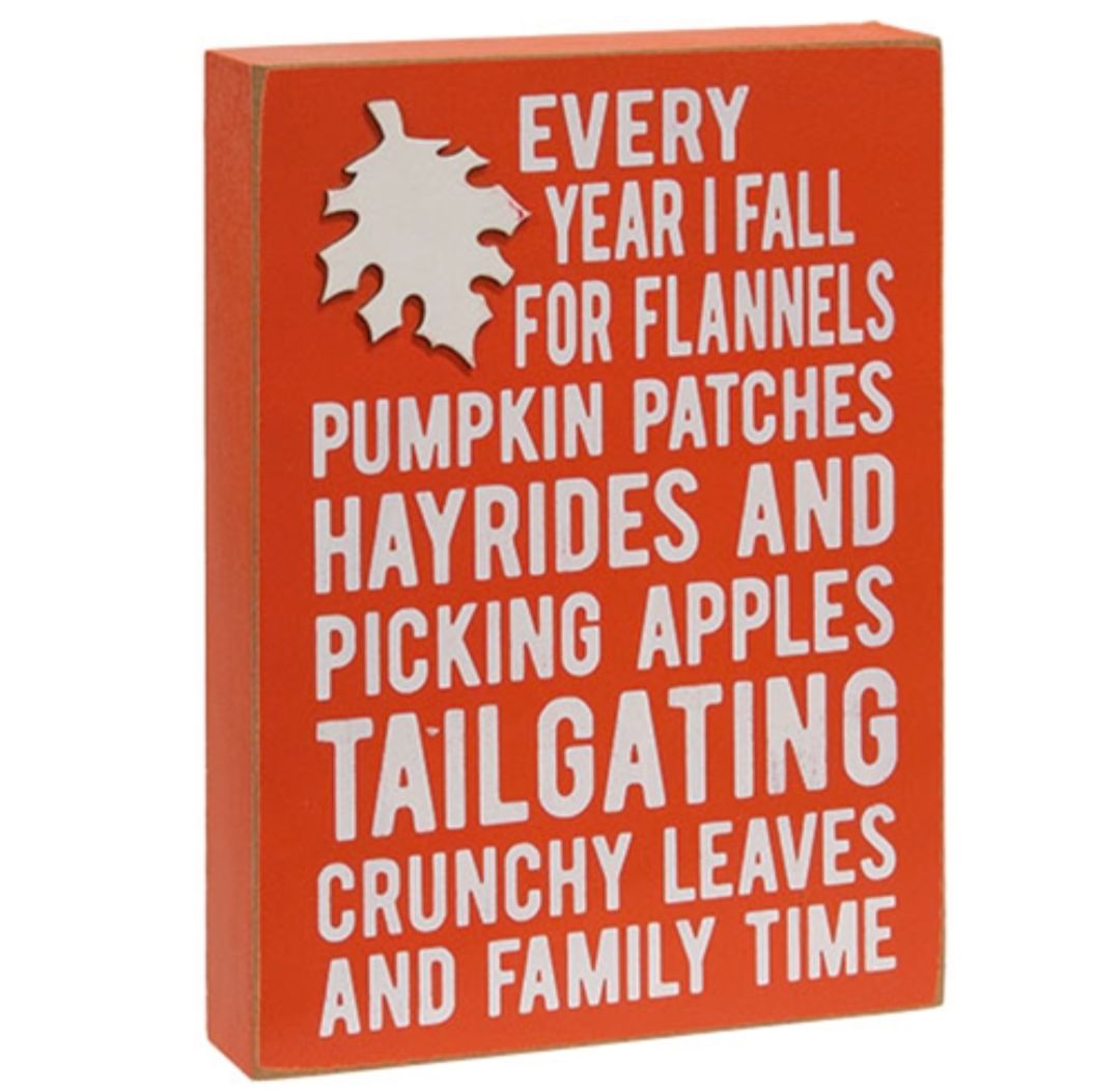 Tailgating Box Sign