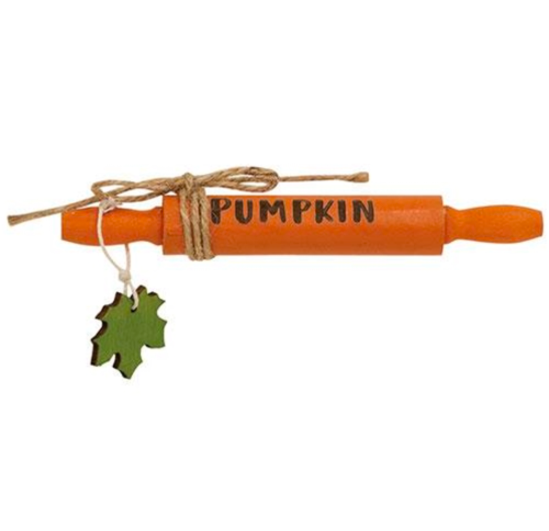 Pumpkin Wooden Rolling Pin