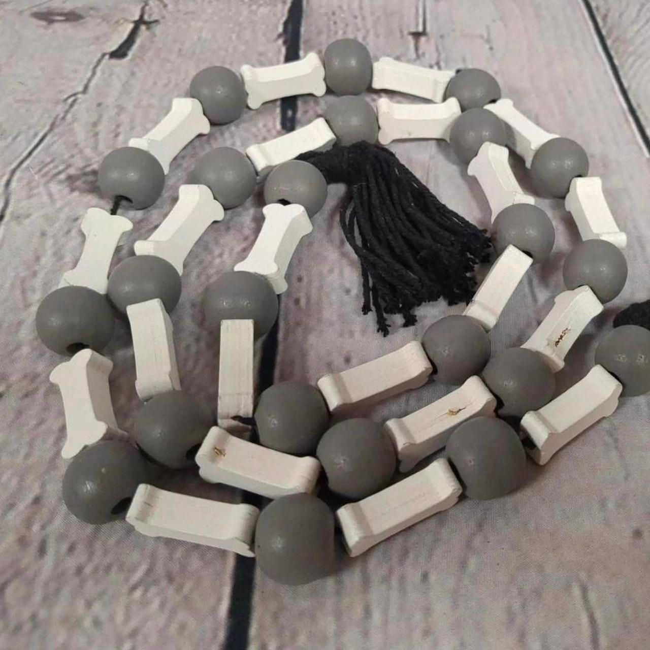 49" Bones &amp; Bead Garland