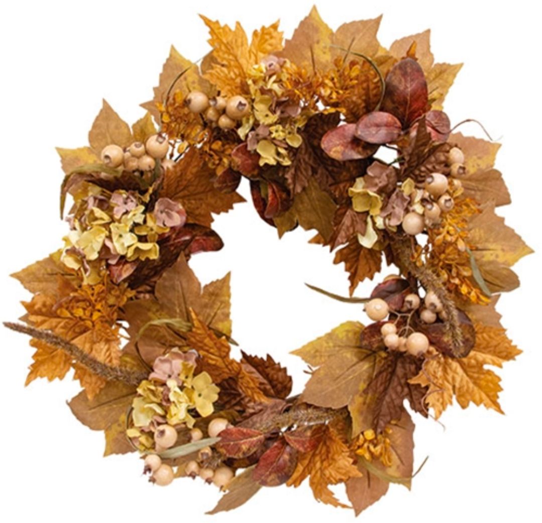 22" Garden Harvest Wreath