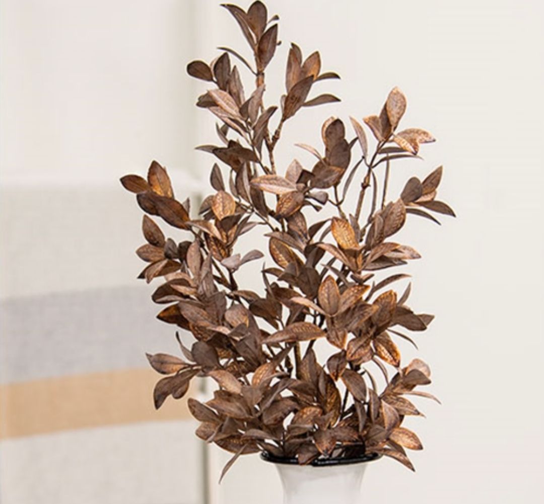 27" Gleaming Bronze Fittonia Floral Pick