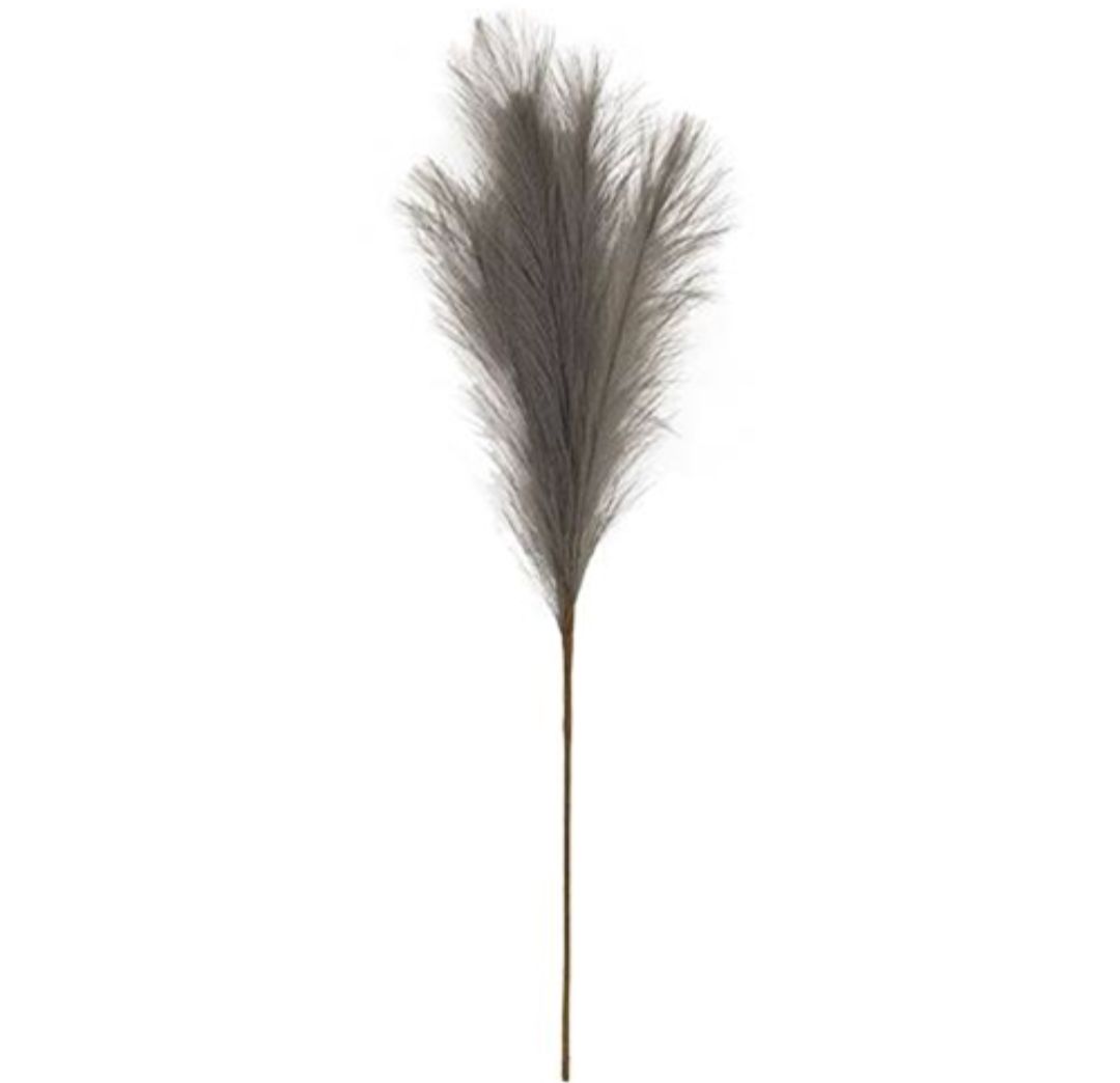 28" Gray Pampas Grass Pick