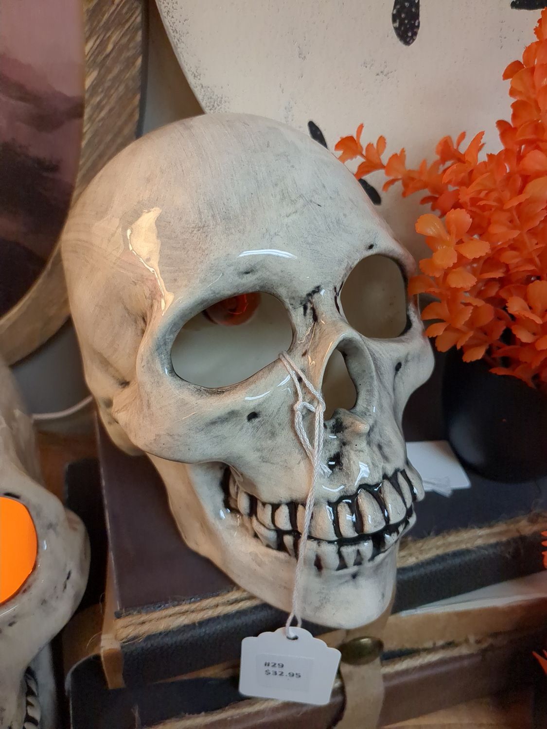 Small Halloween Skeleton Shelf Sitter