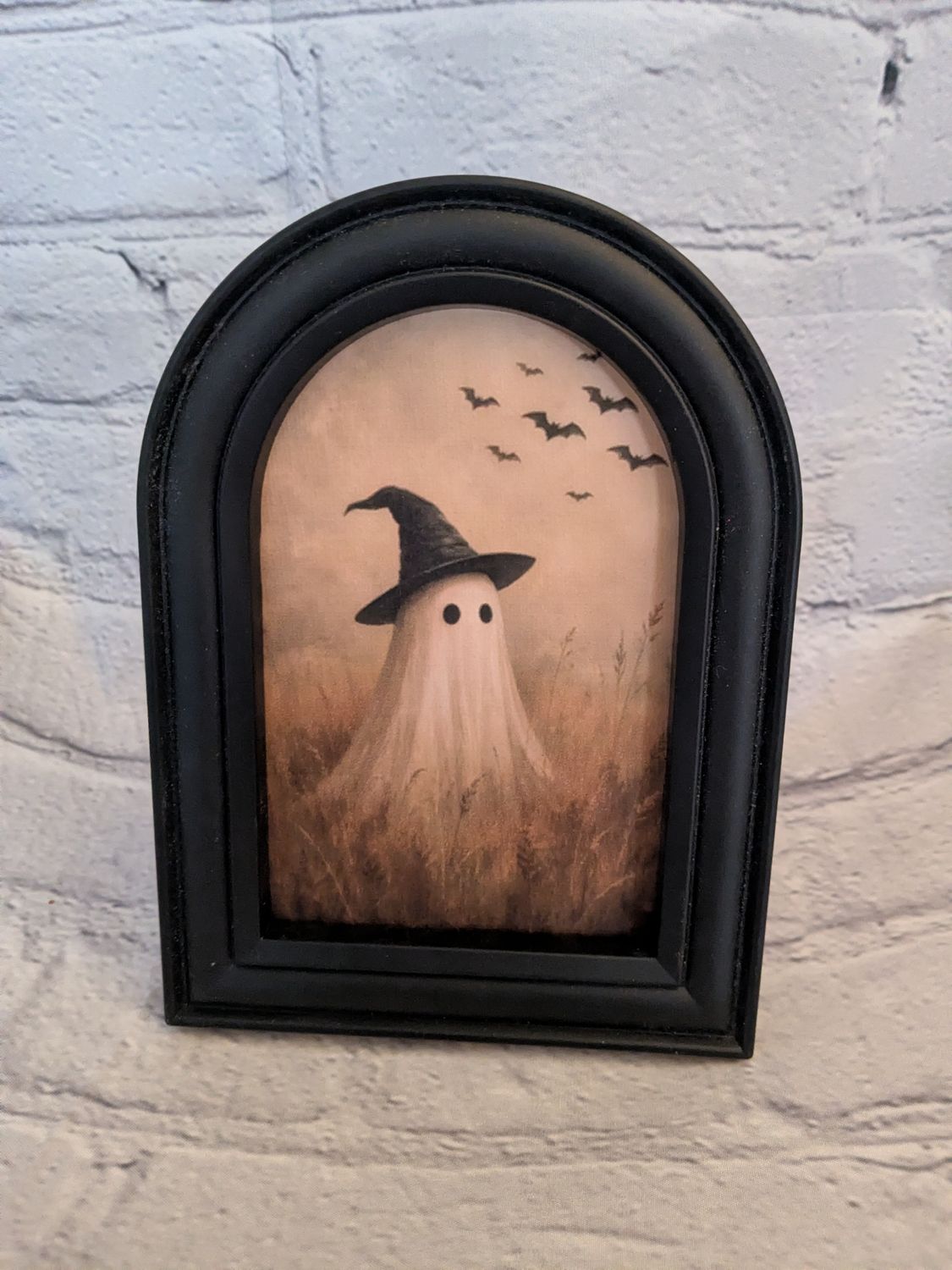 Halloween Print Shelf Sitter Sign Decor 4x6