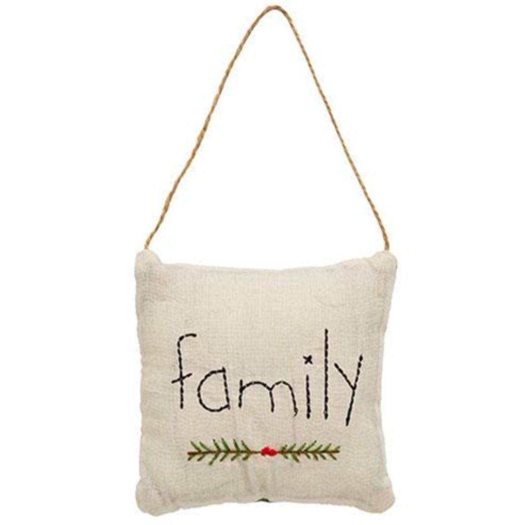 Family Pillow Ornament