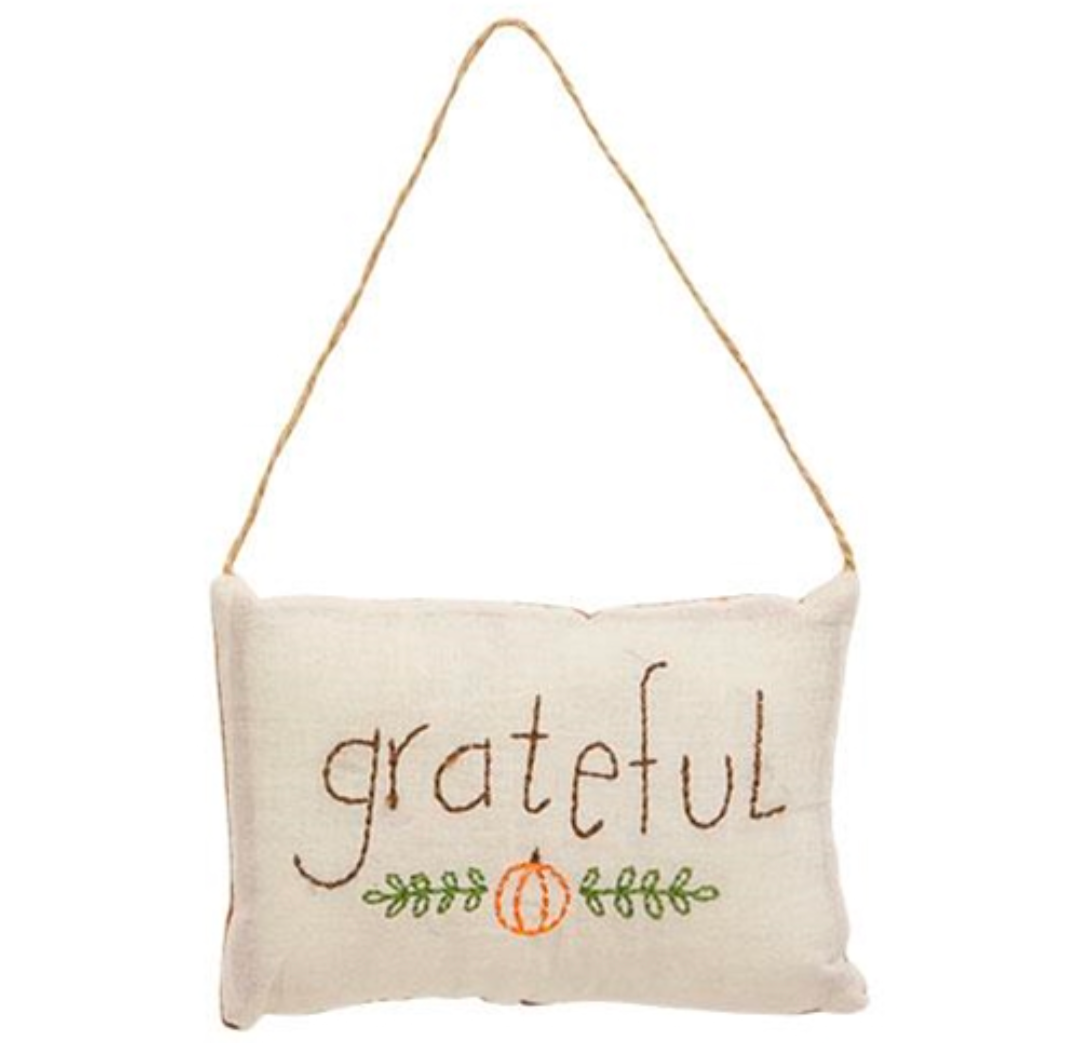 Grateful Pillow Ornament