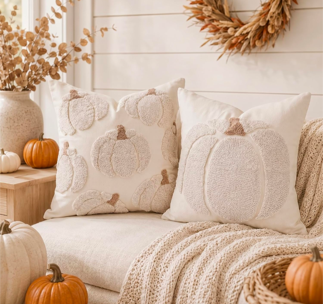 Decorative 18" x 18" Fall Pillow