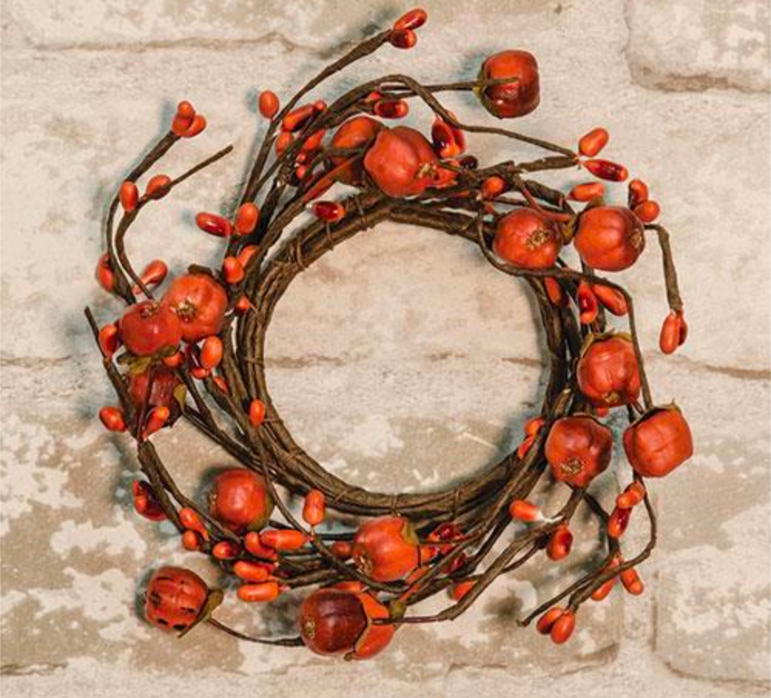 2" Pumpkin Pod Candle Ring
