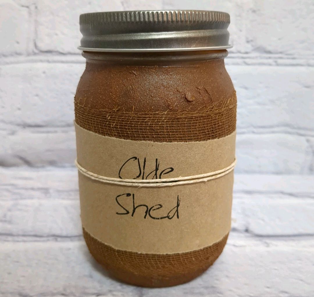 Black Crow Candle Olde Shed Jar Candle, 16oz