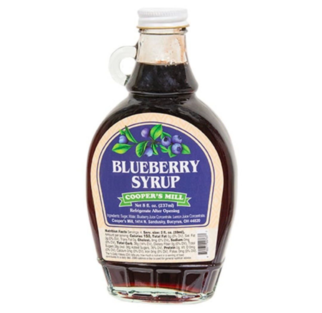 Blueberry Syrup - 8 oz Bottle